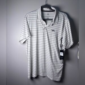 Men’s RVCA Sport Vent Polo Short sleeve Shirt Size Small